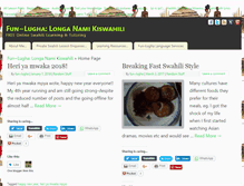 Tablet Screenshot of funlughaswahili.com